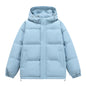 Down Cotton-padded Jacket Men's Loose And Warm Hooded Bread Coat