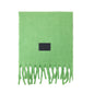 Solid Color Fringe Wool Scarf Women's Thickened Warm Neck Wrap
