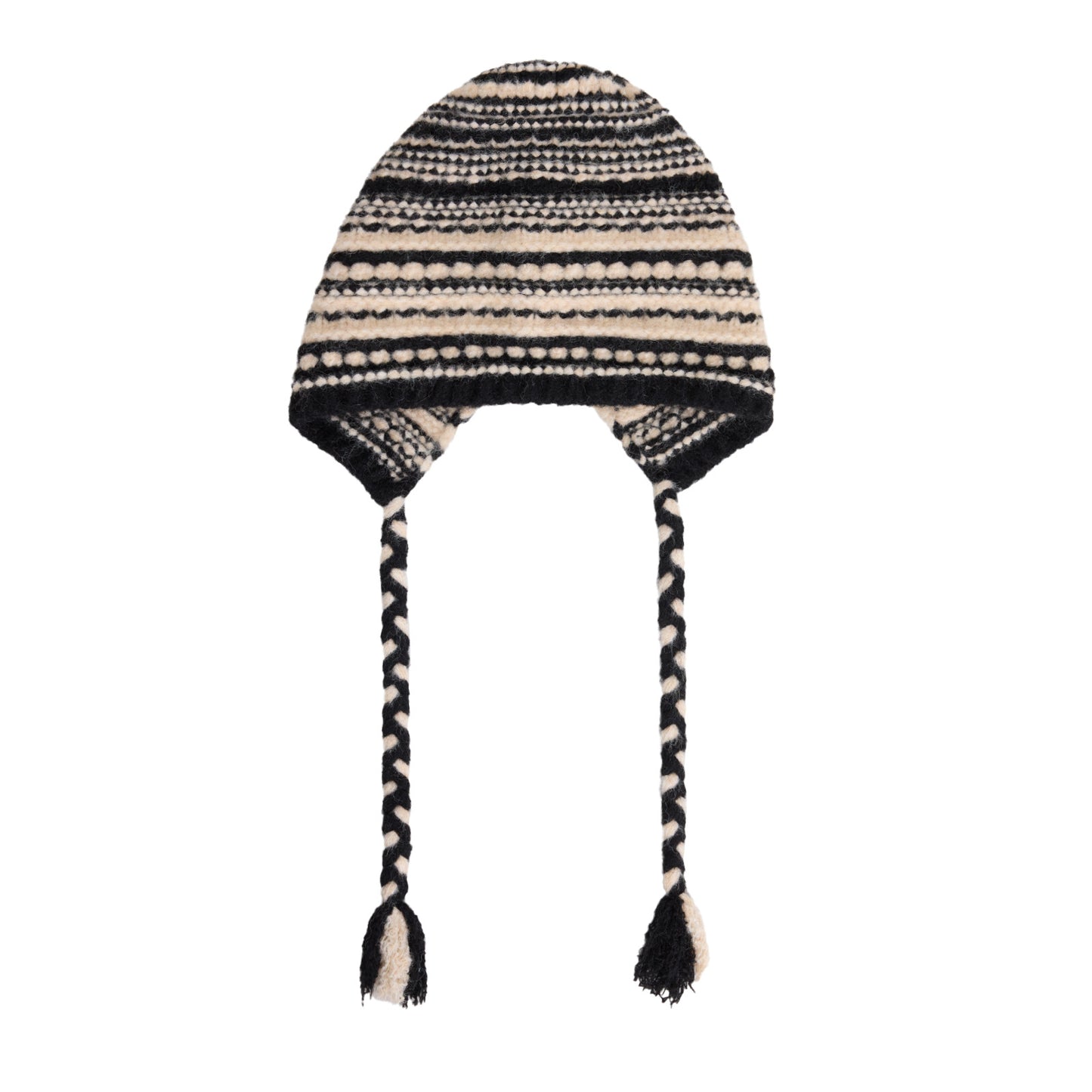 Retro Knit Beanie Women's Warm Wool Hat