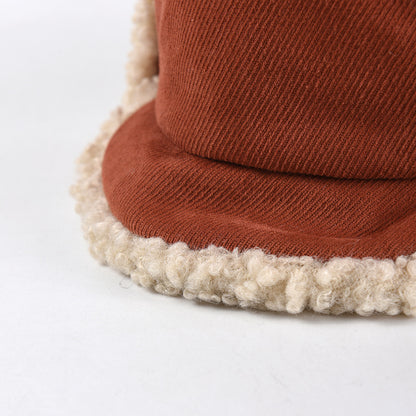 Lamb Wool Warm Lei Feng Hat Northeast Ear Protection Riding Hat