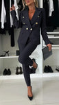 Pure Color All-matching Suit Independent Fashion Casual Pocket