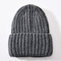 Winter Silk Satin-lined Knit Hat Unisex Thickened Version