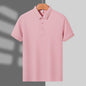 Summer Work Clothes Polo Shirt Ice Ion Single Collar Lapel Breathable Comfortable