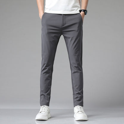 Mens Soft Stretchy Casual Pants In Multiple Colors Preppy Style