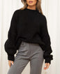 Solid Color Women's Loose Casual Sweater