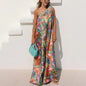 Fashion Casual Printing Holiday Women's Dress