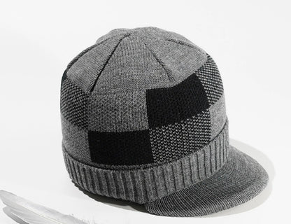 Middle-aged And Elderly Knitted Dad Grandpa Ear Protection Hat