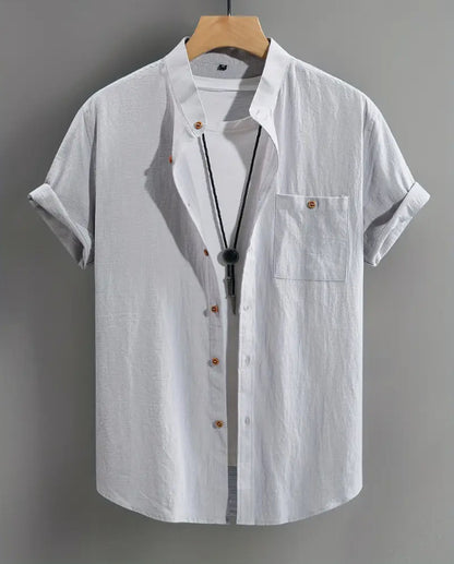 Men's Short-sleeved Shirt Comfort And Casual Fashion All-matching