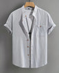 Men's Short-sleeved Shirt Comfort And Casual Fashion All-matching