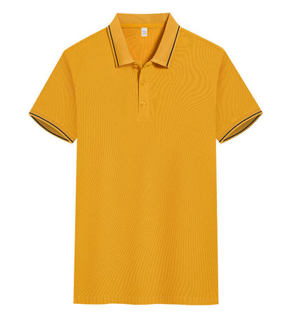 Polo Shirt Short Sleeve Lapel Printing Overalls