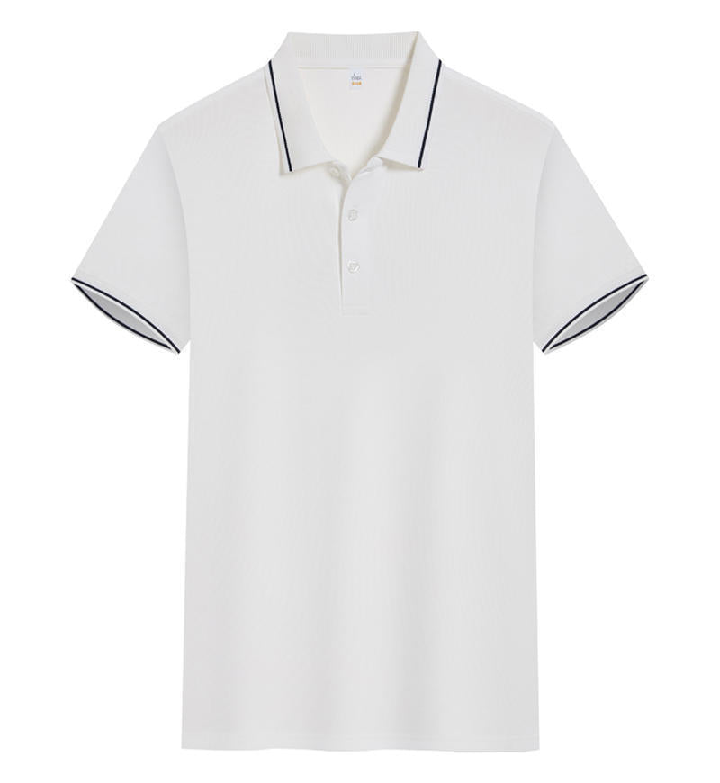 Polo Shirt Short Sleeve Lapel Printing Overalls
