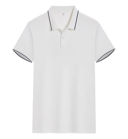 Polo Shirt Short Sleeve Lapel Printing Overalls