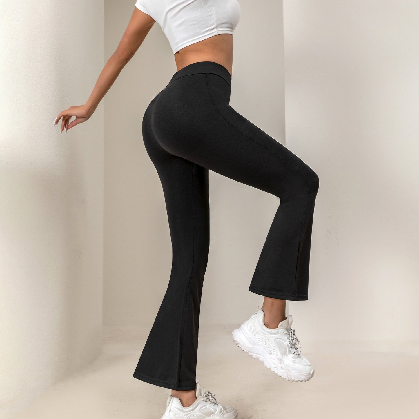 Women's High Waist Hip Lift Yoga Pants Fleece-lined Casual