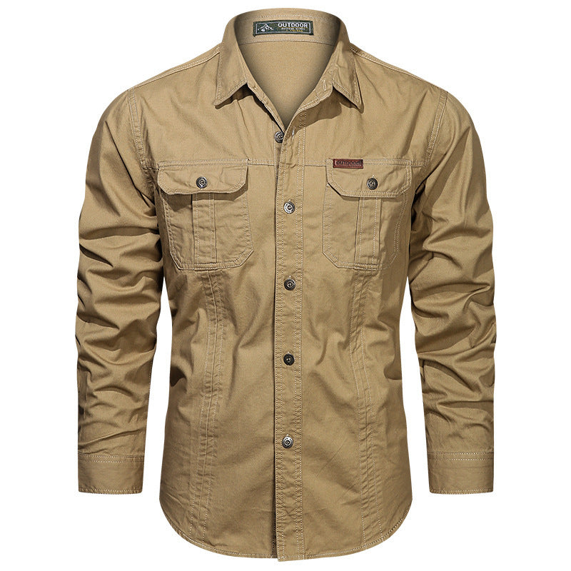 Summer Military Uniform Short-sleeved Shirt For Men