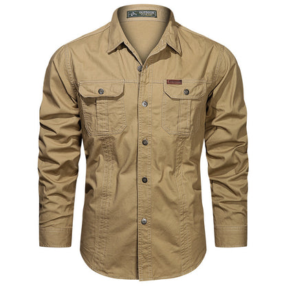 Summer Military Uniform Short-sleeved Shirt For Men