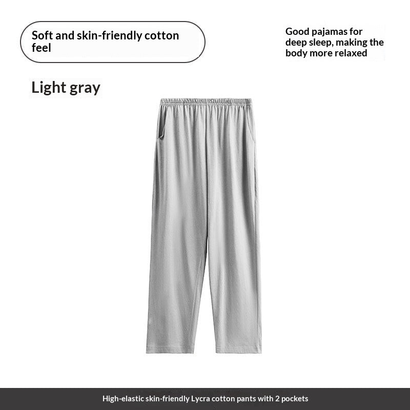 Langsha Cotton Loose And Comfortable Home Men's Sleeping Pants