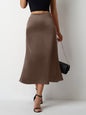Satin Women's Fishtail Satin Skirt