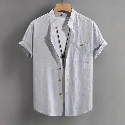 Men's Short-sleeved Shirt Comfort And Casual Fashion All-matching