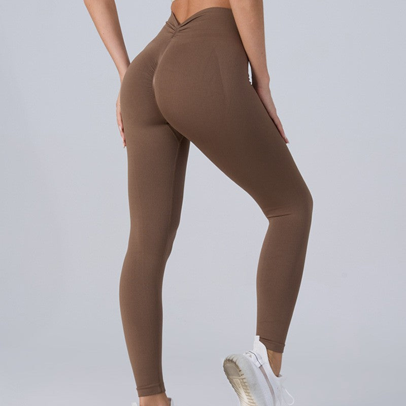 Peach Yoga Pants Hip-lift And Belly Shaping Skinny Slimming Sports Fitness