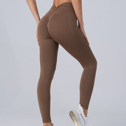 Peach Yoga Pants Hip-lift And Belly Shaping Skinny Slimming Sports Fitness