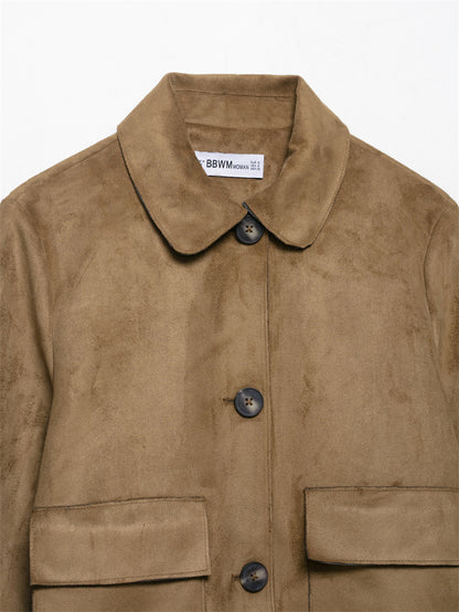 Retro High-end Suede Leather Jacket