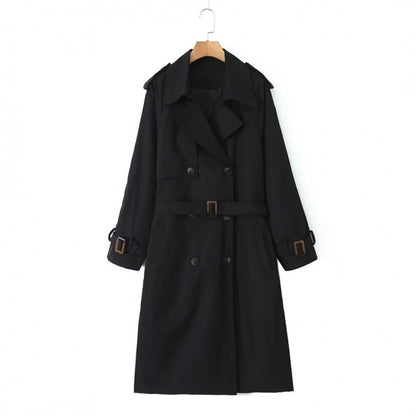 Women's Fashion Casual Long Trench Coat