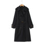 Women's Fashion Casual Long Trench Coat