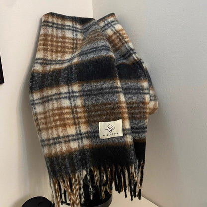 New Fashionable Plaid Scarf For Women