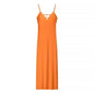 Golden Holiday Party Dress Silk Satin Texture Midi Skirt Sling Dress