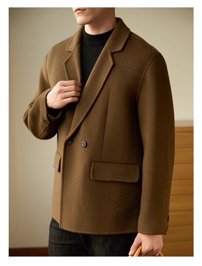 Double-sided Woolen Coat Men's High-end Business Leisure