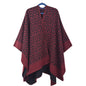 European And American Fashion Geometry Pattern Shawl Blanket Dual-use