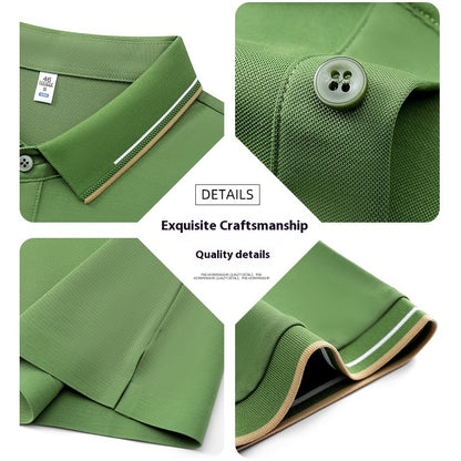Summer Thin Modal Solona Lapel Polo Shirt