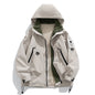 Hooded Work Clothes Men's Trendy Casual Handsome Outdoor Jacket