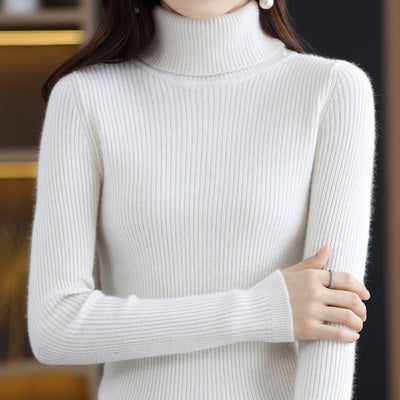 Autumn And Winter Women's Slim-fit Pullover Knit Sweater For Layering