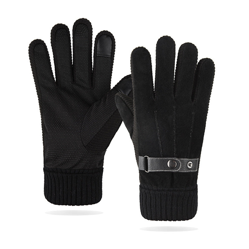 Thermal, Touchscreen-Enabled Windproof Gloves For Outdoor Cycling In Fall And Winter