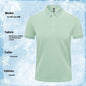 Summer Ice Silk Polo Shirt Overalls