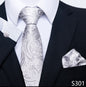 Men's Creative All-match Business Formal Wear Tie Scarf Cuff Buckle Set