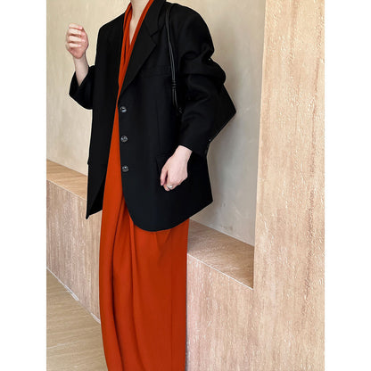 Korean Casual Long Sleeve Suit Coat Women
