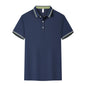 Polo Cotton Workwear With A Collar And Short Sleeves