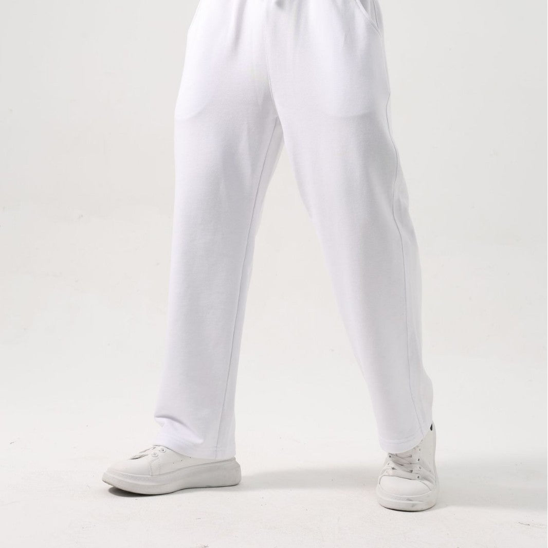 Solid Color Casual Straight-leg Men's Sports Trousers