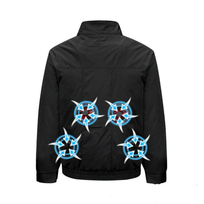 Summer Smart Air Conditioning Clothes Outdoor Work Jacket With Fan
