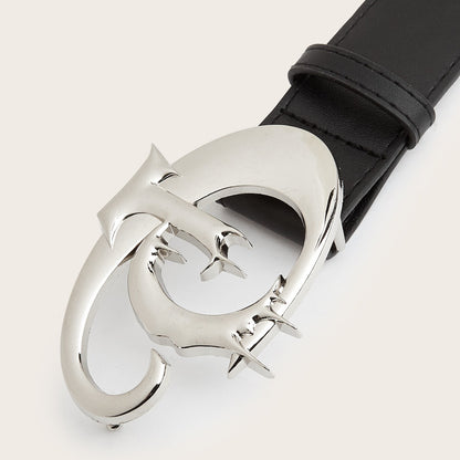 Jeans Belt Decoration New Versatile Casual Belt Smooth Buckle