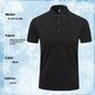 Summer Ice Silk Polo Shirt Overalls