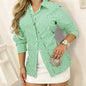 Striped Long-sleeved Shirt For Women