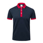 Men's And Women's Business Work Clothes Lapel T-shirt