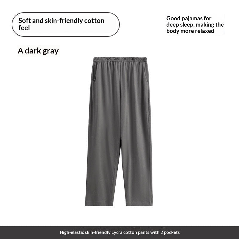 Langsha Cotton Loose And Comfortable Home Men's Sleeping Pants