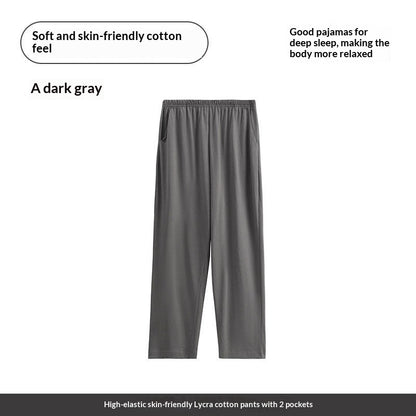 Langsha Cotton Loose And Comfortable Home Men's Sleeping Pants