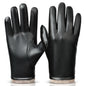 Mens Business-Style Wind- And Water-Resistant Leather Gloves