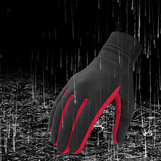 Cycling Gloves With Fleece Lining, Warm, Full-finger, Touchscreen-compatible