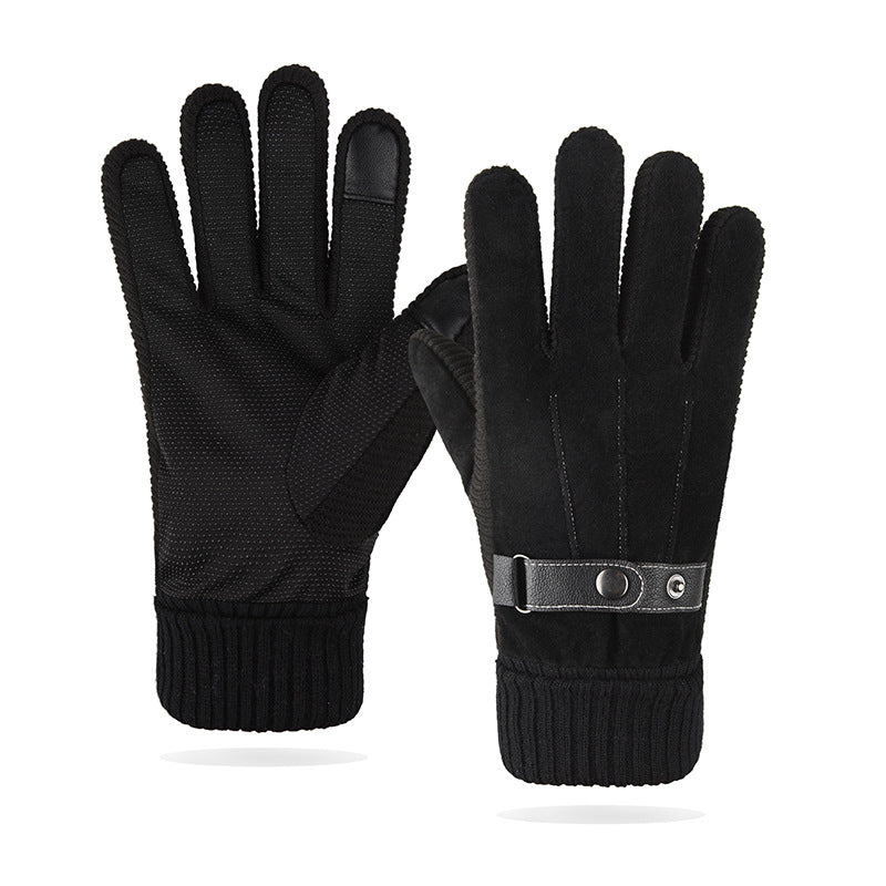 Thermal, Touchscreen-Enabled Windproof Gloves For Outdoor Cycling In Fall And Winter